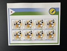 Djibouti 2023 Mi. ? Walt Disney Mickey Mouse Souris Steamboat Willie bateau