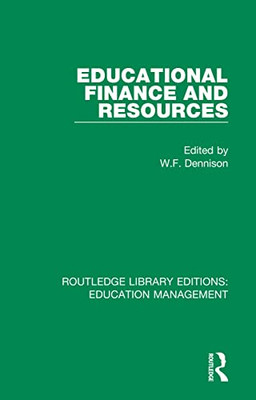 Educational Finance and Resources (Routledge Library Ed - Paperback / softback N