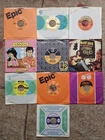 Lot 10 Rock 45's Ram Jam, Rare Earth, Rhinoceros Johnny Rivers Rolling Stones +1