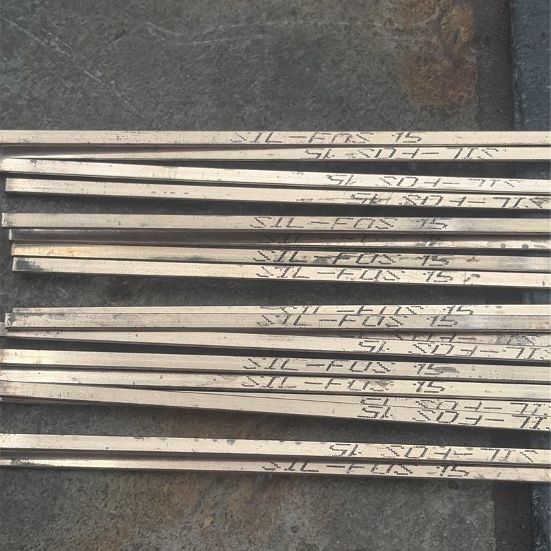 Lucas-Milhaupt 95150 Sil-Fos 15 Silver Solder Brazing Alloy 18 RODS READ DESCRIP