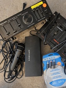 DJ Equipment Optimus SSM50 & Microphone, Realistic MPA40 35 Watt P A. Amplifier