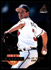 Greg Maddux 1994 Pinnacle #11 Atlanta Braves MLB READ FREE SHIPPING AutographDen
