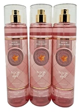 Bath & Body Works LOT of 3 Bottles Book Loft Fine Fragrance Mist Spray 8 oz