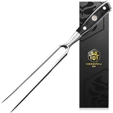 Kessaku 7-Inch Carving Meat Fork-Dynasty Series-Stainless Steel, G10 Full Tang