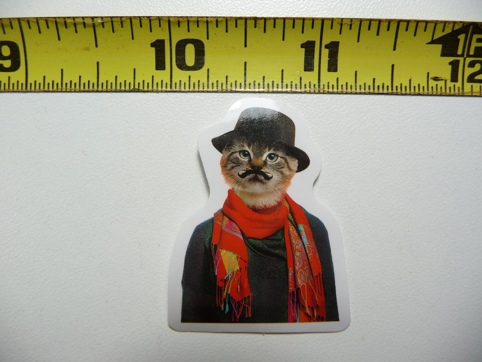 Trendy Hipster Cat Kitten Sticker Decal Cute Feline Pet Design