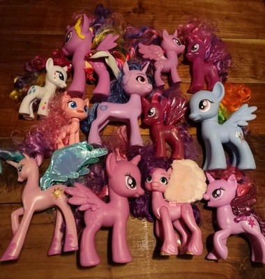 Lot of 12 My Little Pony G4 G5 Large Brushable Toy Twilight Celestia FIM 