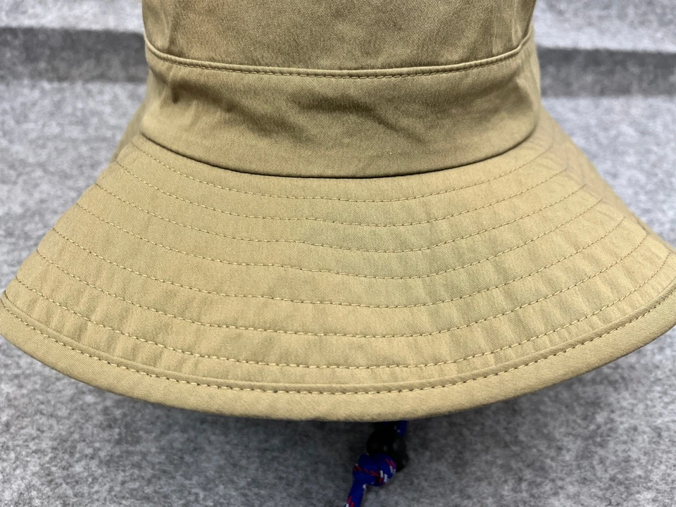 Goodfellow & Co Sombrero de Cubo Adulto Extra Grande Beige Mezcla de Algodón Peces Caminata Campamento Foto 3 de 4