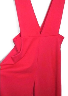 NEU BILLI   ROSA STRETCH WEITES BEIN JUMPSUIT PLAYSUIT   GRÖSSE 10/12 # 766