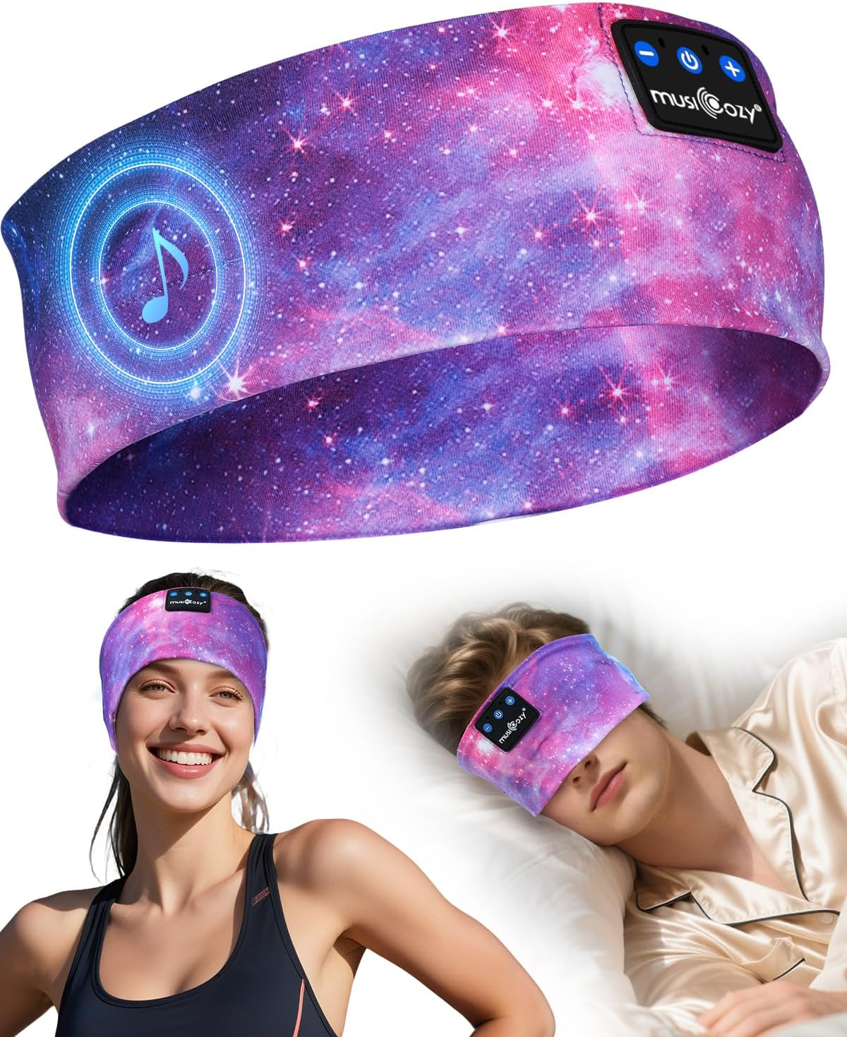 Sleep Headphones,Bluetooth 5.4 Sleep Headband Headphones for Sleeping & Sport,So
