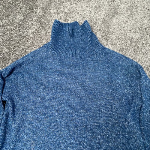 Elk Jumper Womens Size S/M Knit Wool Blend Long Sleeve Turtle Neck Ladies - Picture 6 of 14