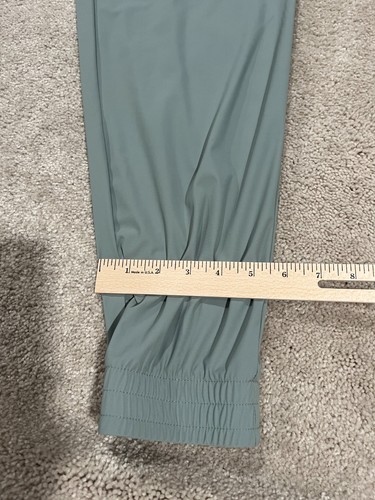 Adidas Joggers Men Medium Essential Pants Performance Green Stretch Gym Training - Picture 3 of 9