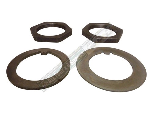 Wheel Bearing Nut and Washer Kit Front suitable for Nissan Patrol MQ GQ to 1995 - Picture 2 of 2