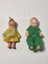 Vintage Bisque Dolls Lot Of 2