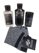 NEW Bath  Body Works NOIR 4 Pcs Men's Collection Body Care Gift Set