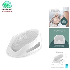 Hygienic Baby Bath Support for Infants, Gray - Perfect for Comfort  Safety