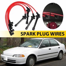 High Performance Spark Plug Wires For Honda Accord Dx Ex Lx Se 2.3l 1992-2002