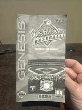 Sega Genesis Manual Only World Series Baseball 