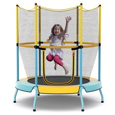 Toddler Trampoline, 48  ASTM Approved Indoor Rebounder with All Round Enclosu...
