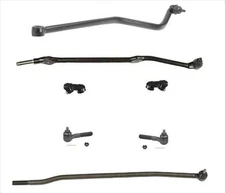 Drag Link Tie Rods Track Bar Kit For 1993-1998 Jeep Grand Cherokee V8 Engine