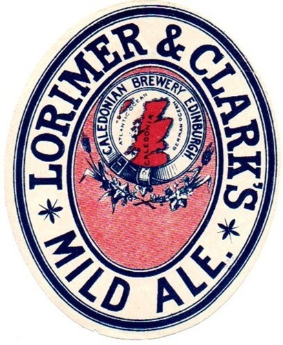 UK beer label Lorimer & Clark Ltd Mild Ale (900)
