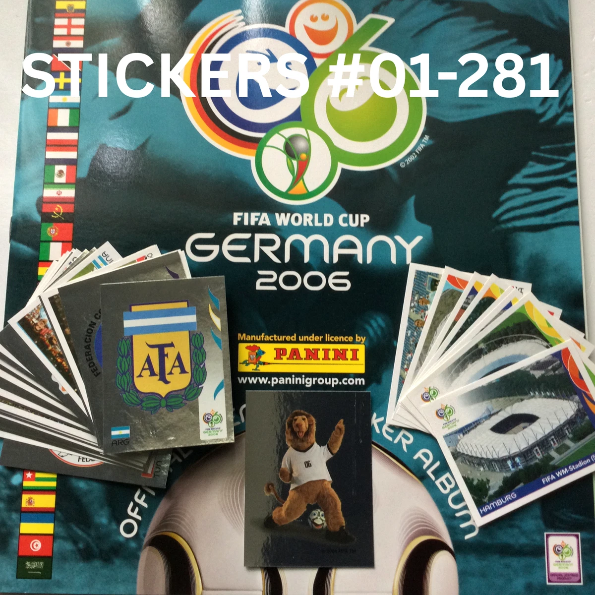 FIFA World Cup Soccer 2006 Season Sports Trading Cards
