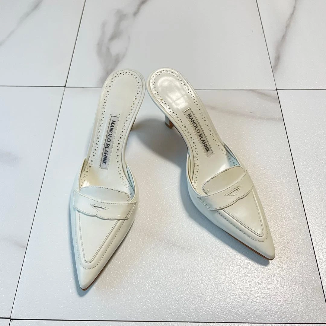 Manolo Blahnik White Shoes for Women for sale | eBay