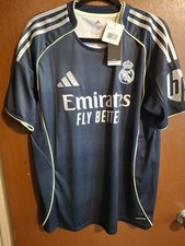 Camiseta deportiva para hombre Adidas Real Madrid Jude Bellingham 25/26 visitante talla L ajustada