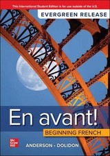 En avant! Beginning French: 2024 Release ISE by Bruce Anderson Paperback Book
