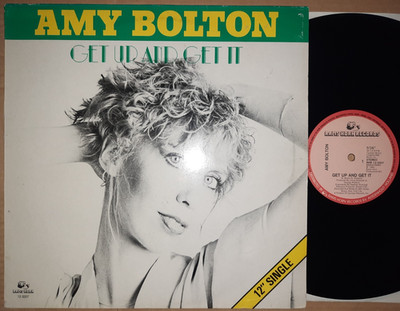 AMY BOLTON - GET UP AND GET IT / 12''MAXI / NL / 1983 / RAMS HORN /DISCO /ELECTRO