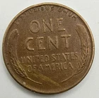 1947 P Lincoln Wheat Cent Woody XF Wood Grain Penny Improper Alloy Mix Error EF