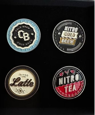  Starbucks Nitro Cold Brew 4 Pins Set