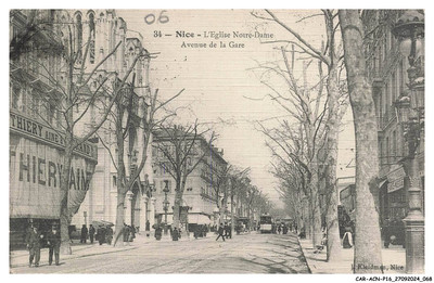 CAR-ACNP16-1114-06 - NICE - Notre-Dame Kirche - Avenue De La Gare