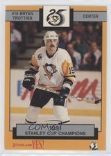 1992 Foodland Pittsburgh Penguins Police Bryan Trottier #12 HOF 9hx