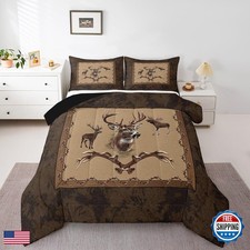 Erosebridal Farmhouse Deer Comforter Sets Kids Boys Girls Southwestern Bedding