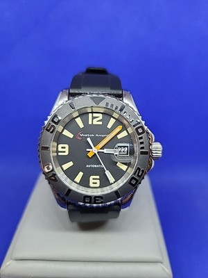 Vostok Amphibia 200m Diver Automatic Neuwertig Datum 1X Schwarz+ 1X Blau New