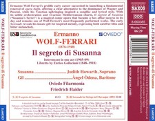 Image of JUDITH HOWARTH / ÀNGEL ÒDENA / FRIEDRICH HAIDER WOLF-FERRARI: IL SEGRETO DI SUSA