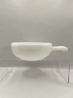 Vintage Milk Glass Soup / Chili Bowl w/ Handle