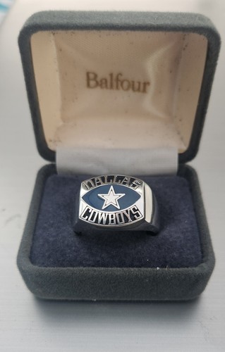 Dallas Cowboys Contemporary Style Silver NFL Ring 13 - Picture 2 of 3