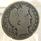 (A) 1903-P Barber Half Dollar, Good