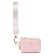 Keychain Wallet Wristlet Wallet for , Dual Pouch Wristlet Mini Wallet