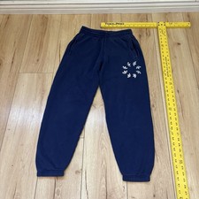 Adidas Originals Trefoil Circle Graphic Sweats Blue Women s Small