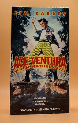 Ace Ventura: When Nature Calls VHS 1995 Jim Carrey *PROMO SCREENER*
