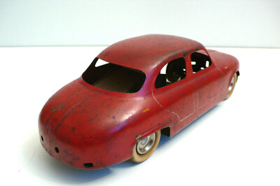 Jouet Ancien CIJ - Dyna Panhard En Tôle - 18 Cm - Années 1950 - Fonctionne - Bon État