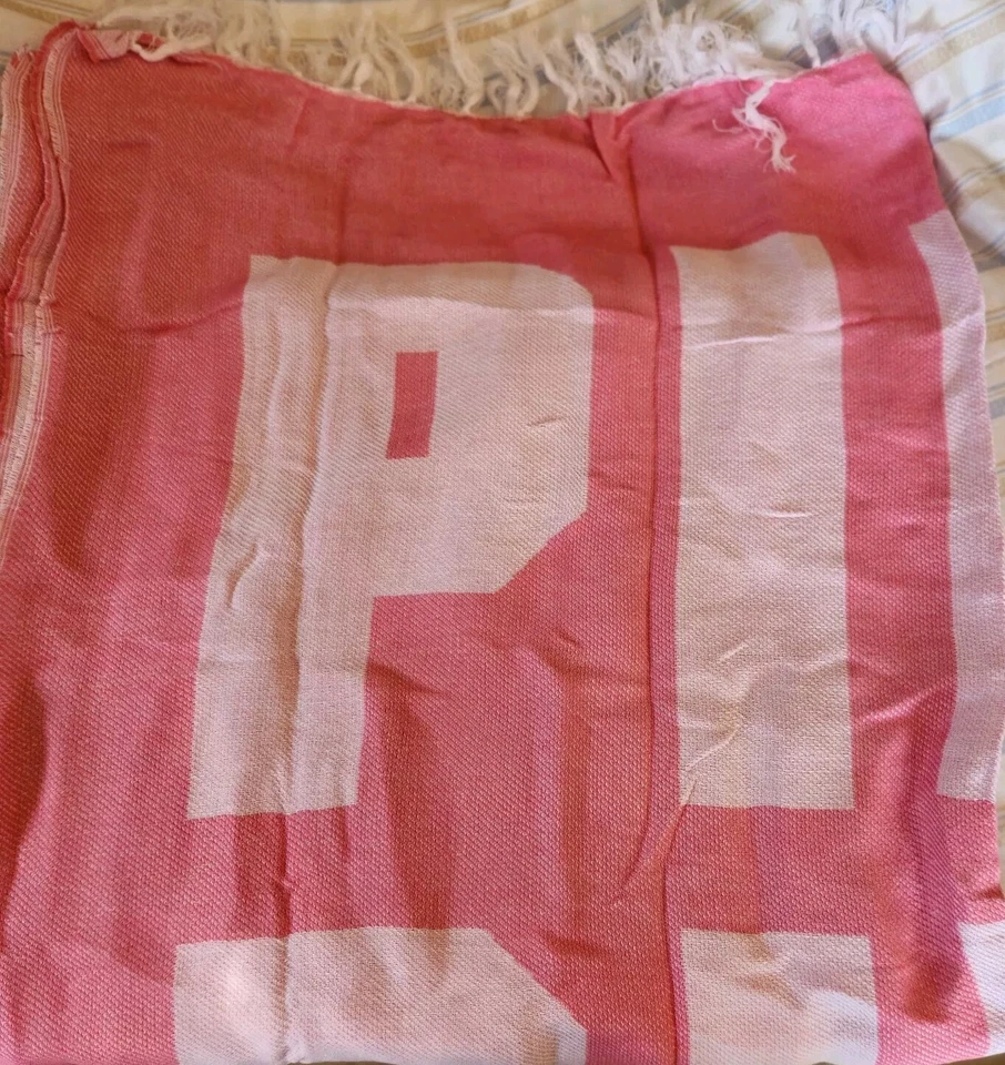 NUEVA Manta de Playa Victoria’s Secret ROSA Festival 50” X 60” Algodón ROSA Foto 3 de 4