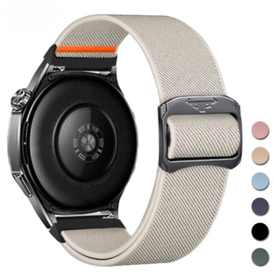 Elastic Nylon Strap for Samsung Galaxy Watch 7 6 5 4 40 44mm 6 Classic 47mm Band