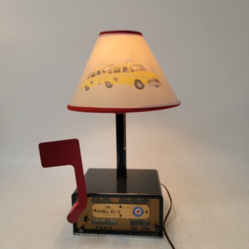 Vintage Taxi Cab Meter Rockwell Fare Box Ohmer Custom Lamp from Dayton OH - Picture 2 of 20