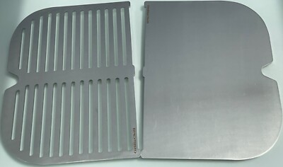 EDELSTAHL ROST + PLATTE GRILL V2A p. für WEBER  LUMIN GRILL  /5 - 5,2  mm Stärke