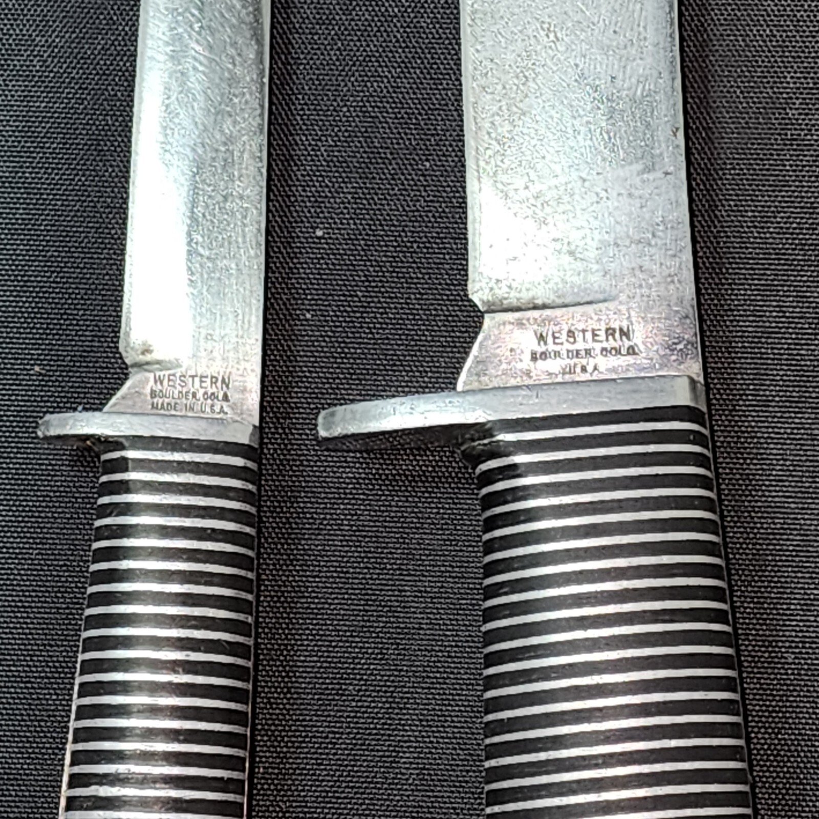 Western Cutlery Black Beauty Set F66 Knife, F48b Knife, Hatchet Made In USA eBay