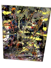 16x20 MUSK YAI MODERN ART SIGNED REALISM PAINTING ABSTRACT