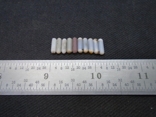 (10 Pcs) Lab PTFE Teflon Polygon Magnetic Mixing Stir Bar Set 10mm L x 3mm OD